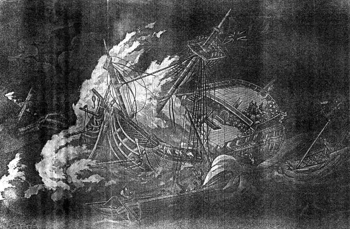 Illustration of wreck of Admiral Gardner